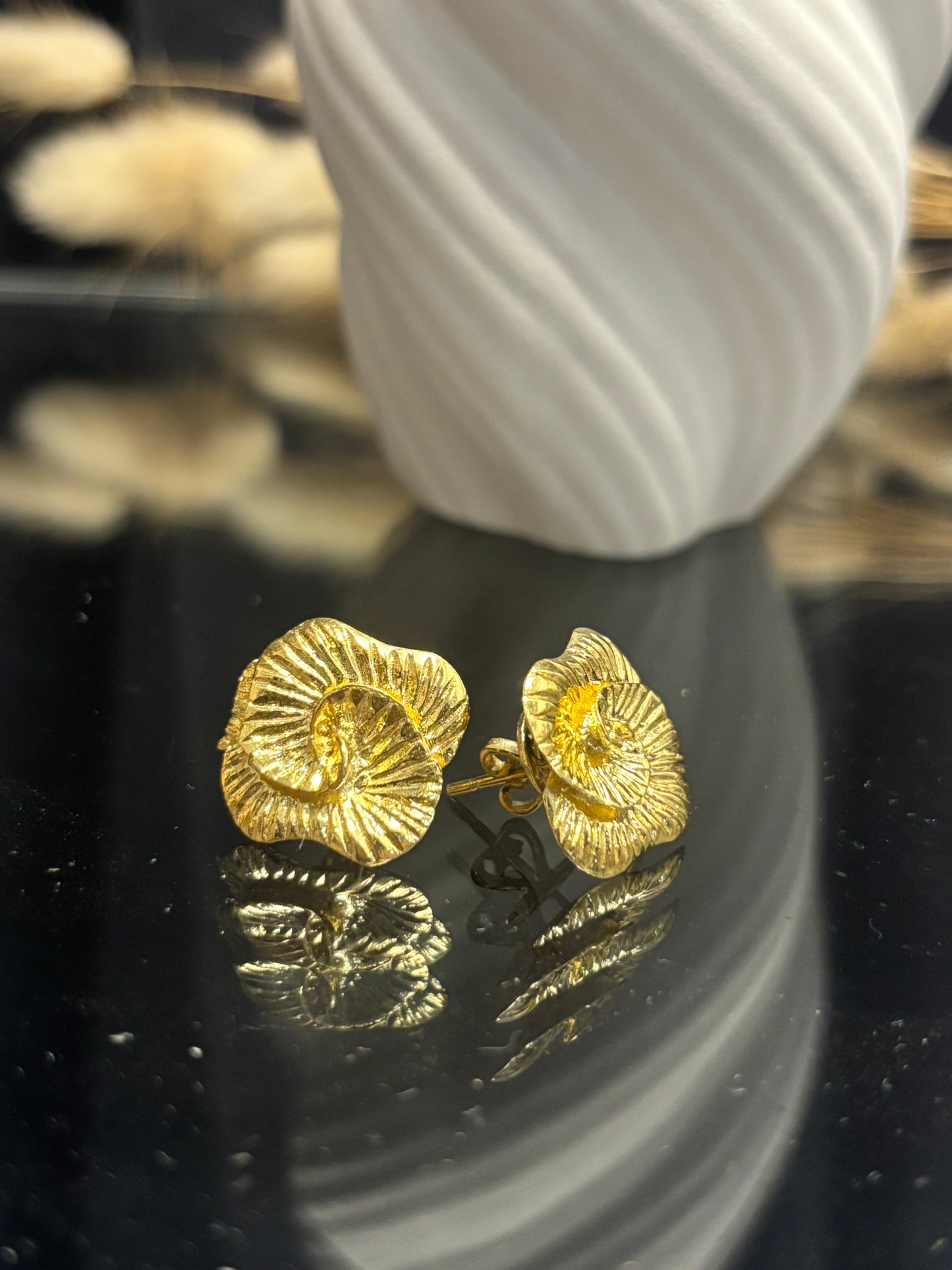 Morokot Textured Earrings