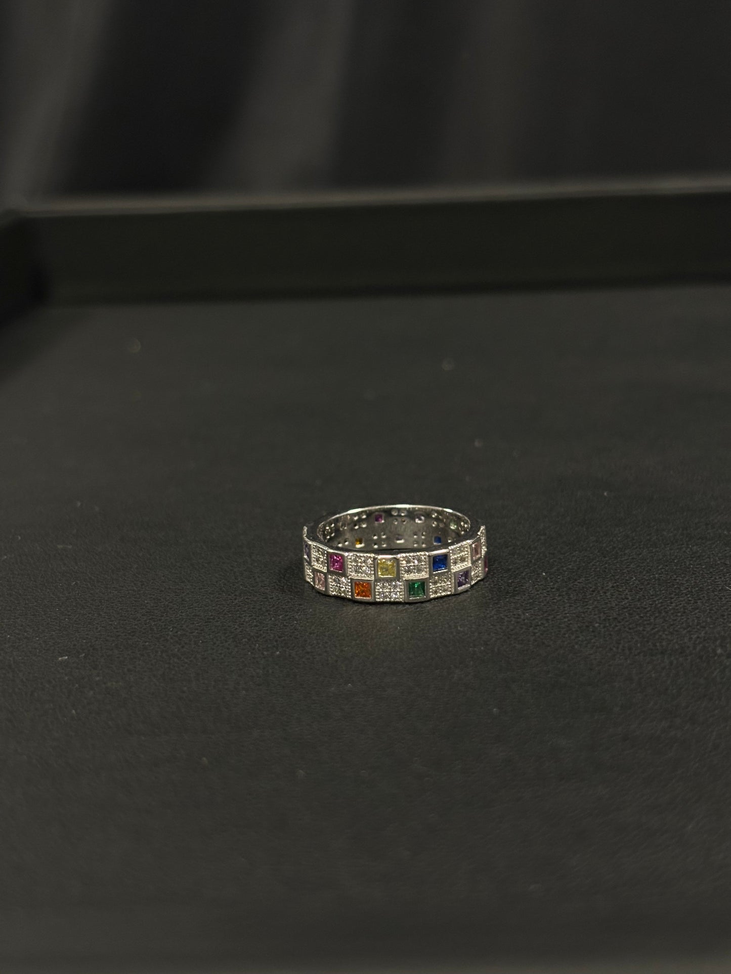 Bague Rainbow Square