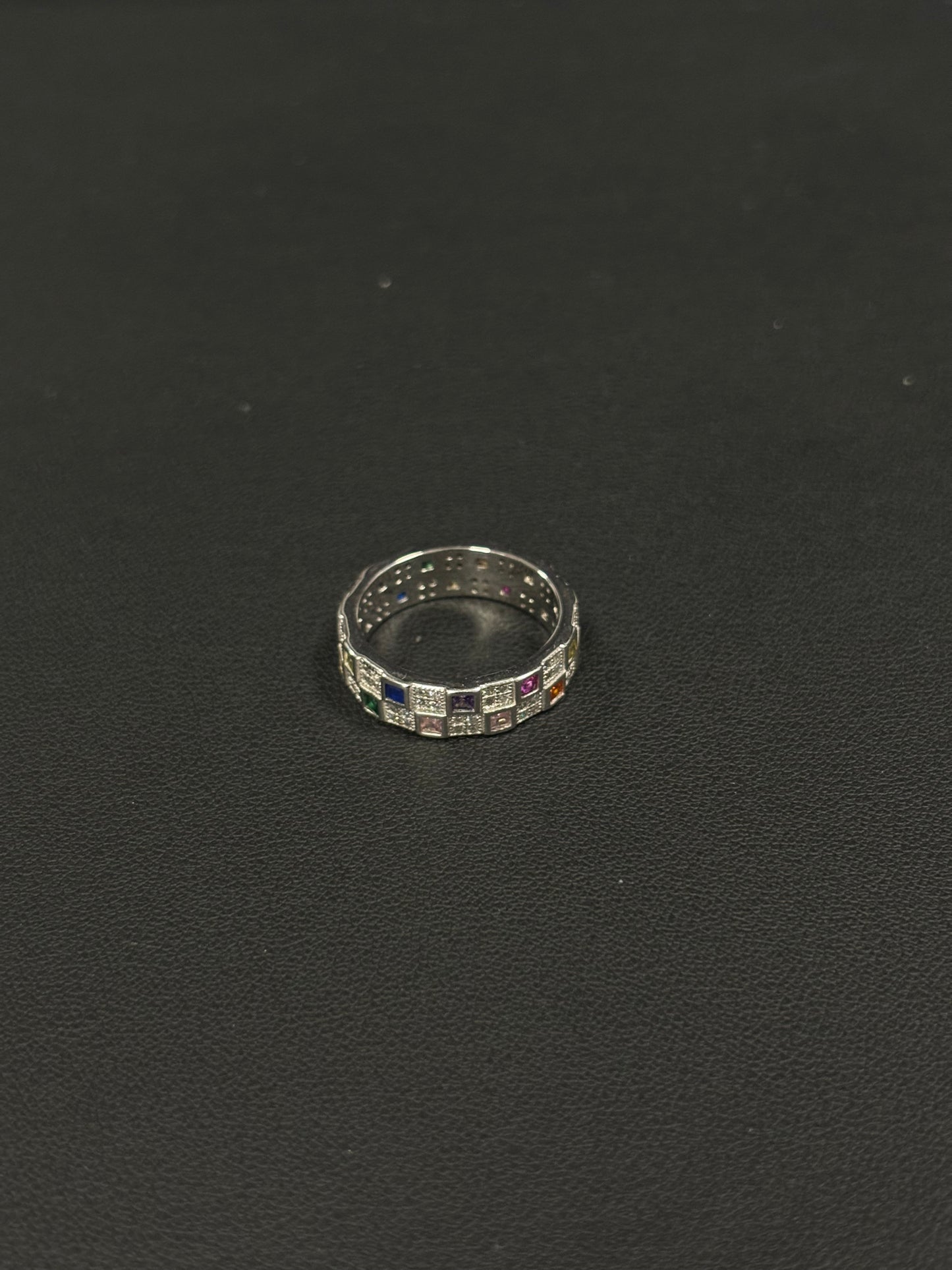 Bague Rainbow Square
