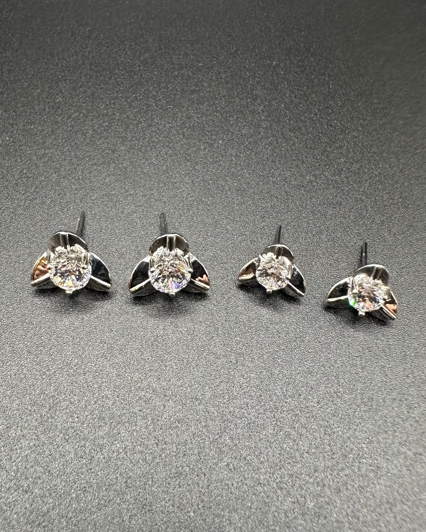 I.Rumdoul White Earrings