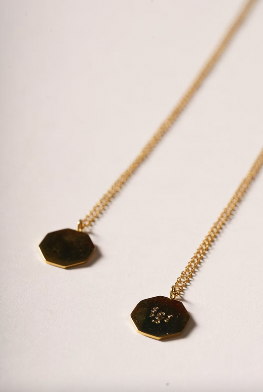 Khmer Octagon Coin Necklace