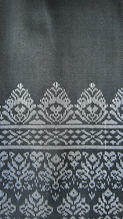 Veste Legacy noire en soie cambodgienne Femme