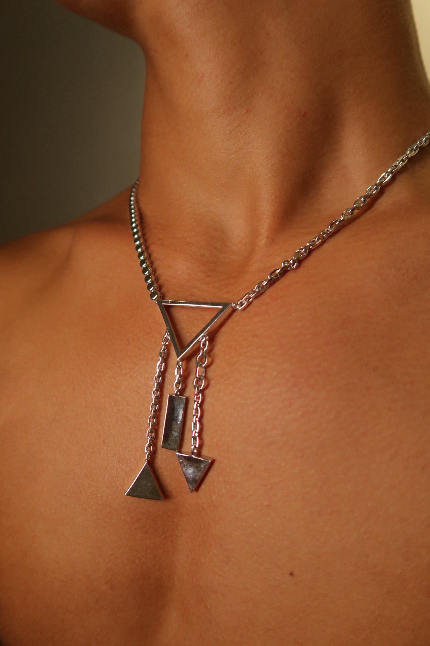 Chhin Triangle Necklace