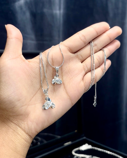 Pendentif et Collier I.Rumdoul White Stone Chhin Jewelry khmer