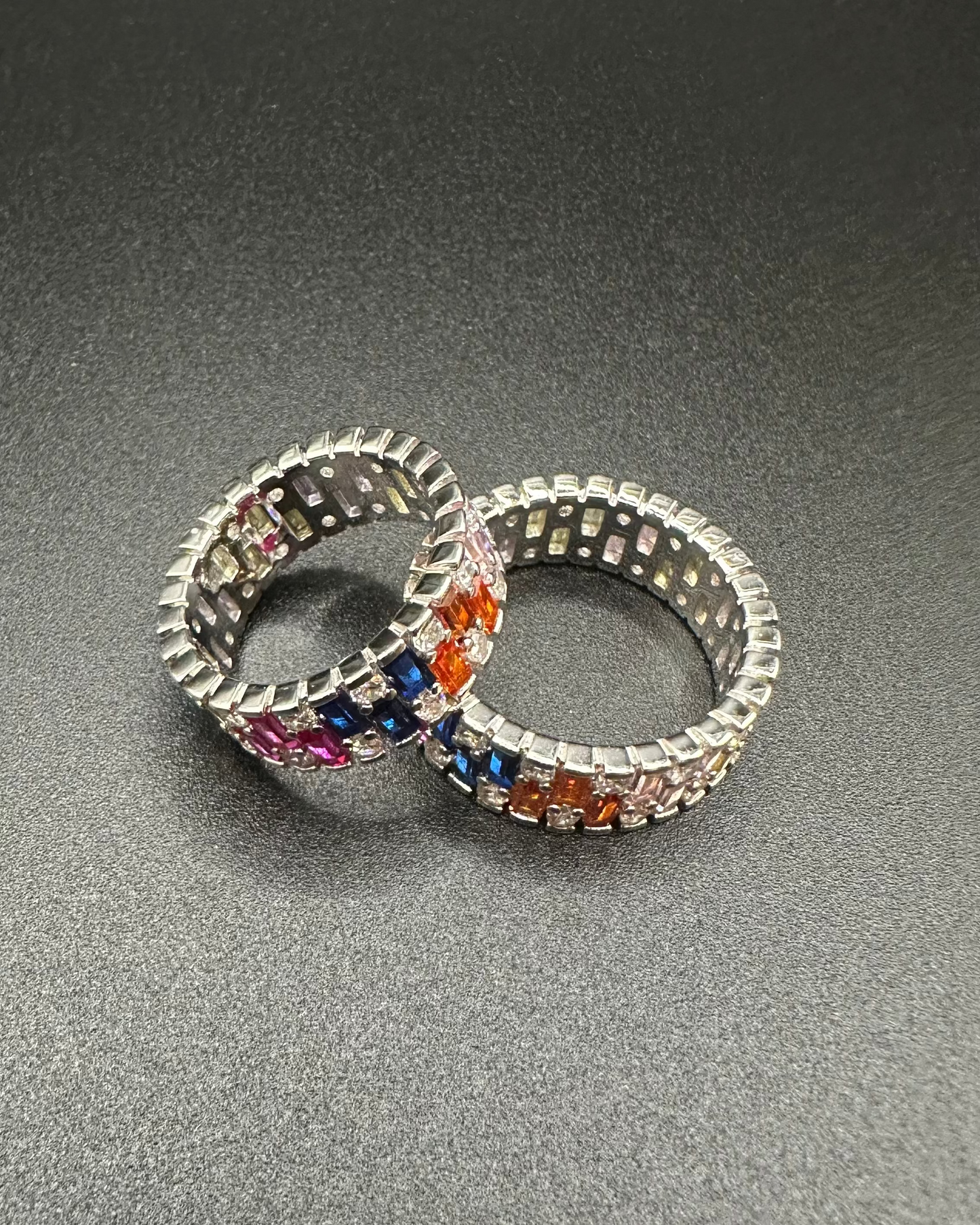 Rainbow Crystal Ring