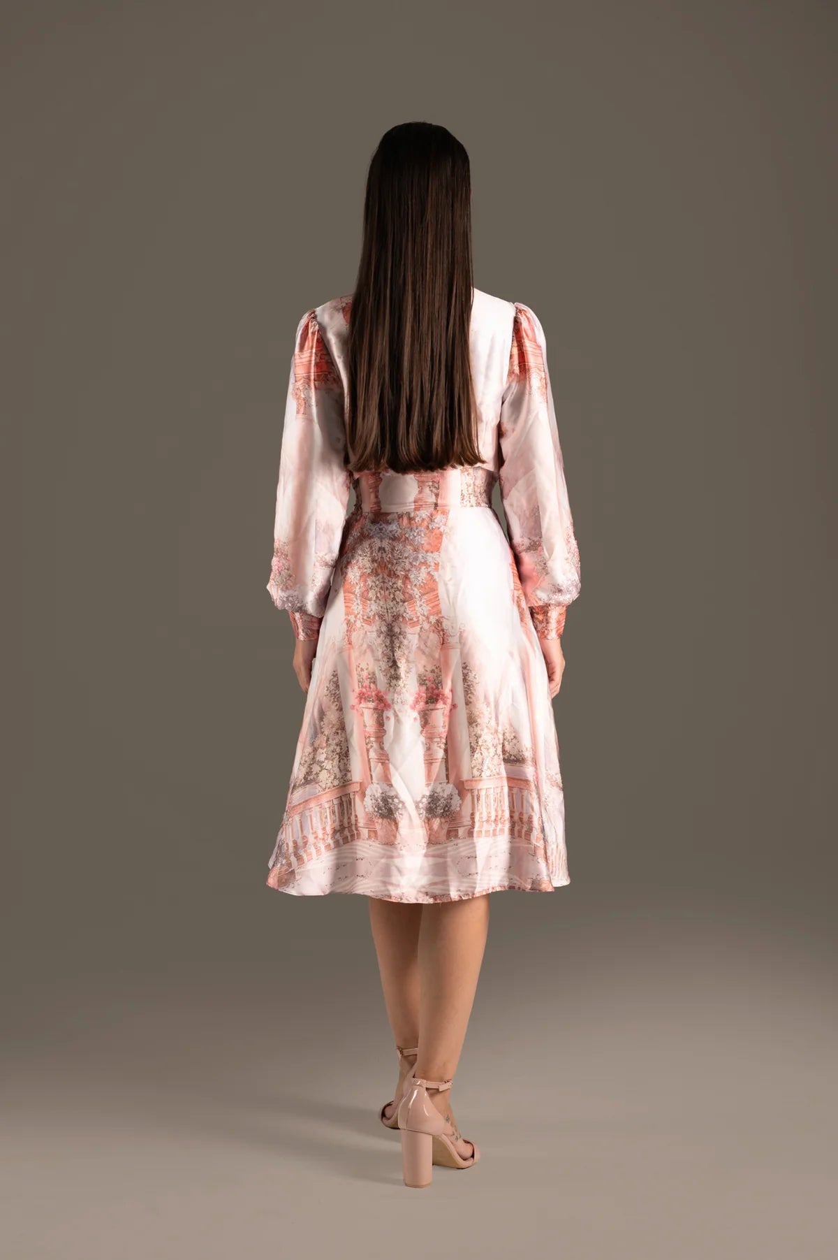 Romantic Dream Asymmetrical Silk Dress